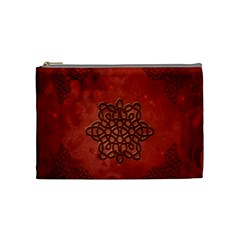 Elegant Decorative Celtic Knot Cosmetic Bag (medium) by FantasyWorld7