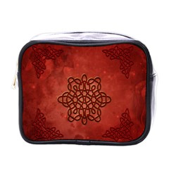 Elegant Decorative Celtic Knot Mini Toiletries Bag (one Side) by FantasyWorld7