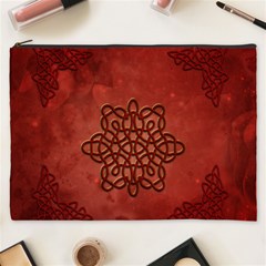 Elegant Decorative Celtic Knot Cosmetic Bag (xxxl) by FantasyWorld7