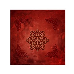 Elegant Decorative Celtic Knot Small Satin Scarf (square) by FantasyWorld7