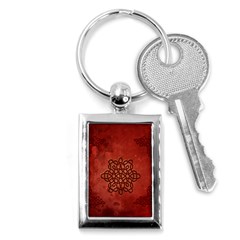 Elegant Decorative Celtic Knot Key Chain (rectangle) by FantasyWorld7