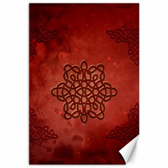 Elegant Decorative Celtic Knot Canvas 12  X 18  by FantasyWorld7