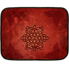 Elegant Decorative Celtic Knot Fleece Blanket (mini) by FantasyWorld7