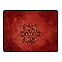 Elegant Decorative Celtic Knot Double Sided Fleece Blanket (small)  by FantasyWorld7