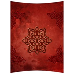 Elegant Decorative Celtic Knot Back Support Cushion by FantasyWorld7