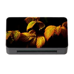 Nature Yellow Plant Leaves Memory Card Reader with CF