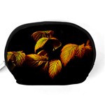 Nature Yellow Plant Leaves Accessory Pouch (Medium) Back