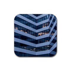 Architectural Design Architecture Building Business Rubber Coaster (square)  by Pakrebo