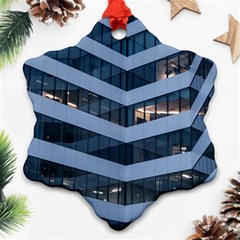 Architectural Design Architecture Building Business Snowflake Ornament (two Sides) by Pakrebo