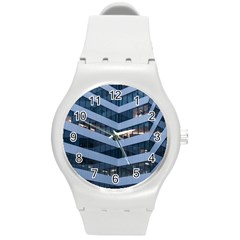 Architectural Design Architecture Building Business Round Plastic Sport Watch (m) by Pakrebo