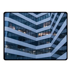 Architectural Design Architecture Building Business Double Sided Fleece Blanket (Small) 