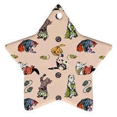 Funny Cats Ornament (star) by Sobalvarro