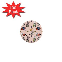 Funny Cats 1  Mini Buttons (100 Pack)  by Sobalvarro