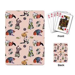 Funny Cats Playing Cards Single Design (rectangle) by Sobalvarro