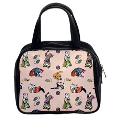 Funny Cats Classic Handbag (two Sides) by Sobalvarro