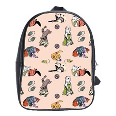 Funny Cats School Bag (large) by Sobalvarro