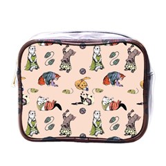 Funny Cats Mini Toiletries Bag (one Side) by Sobalvarro