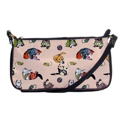 Funny Cats Shoulder Clutch Bag by Sobalvarro