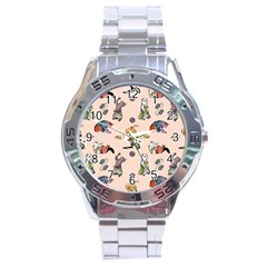 Funny Cats Stainless Steel Analogue Watch by Sobalvarro