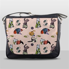 Funny Cats Messenger Bag by Sobalvarro