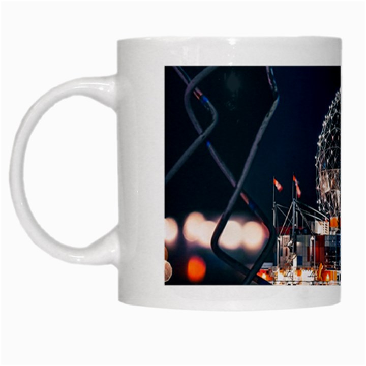 Silver Dome White Mugs