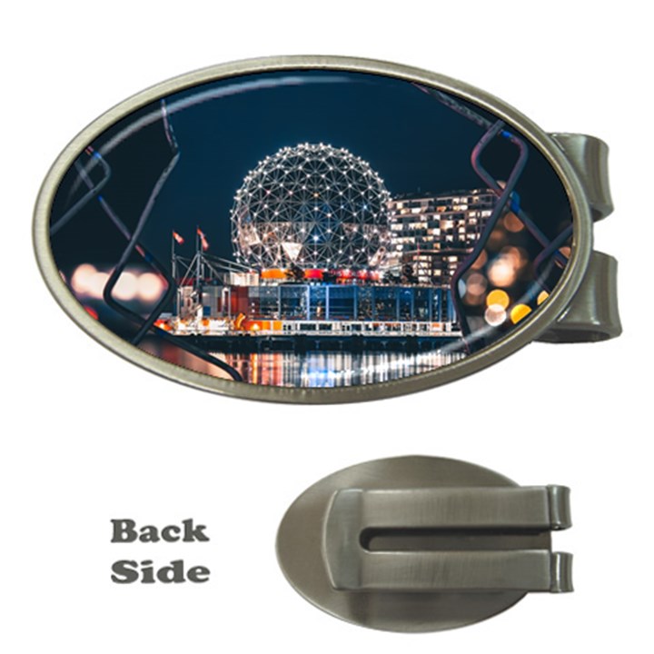 Silver Dome Money Clips (Oval) 