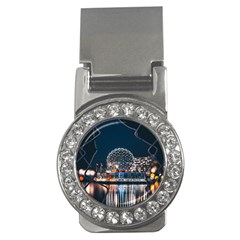 Silver Dome Money Clips (cz)  by Pakrebo