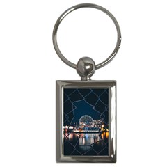 Silver Dome Key Chain (rectangle) by Pakrebo