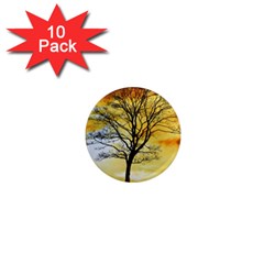 Branches Dawn Dusk Fall 1  Mini Magnet (10 Pack)  by Pakrebo