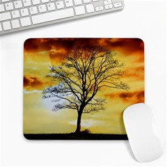 Branches Dawn Dusk Fall Large Mousepads by Pakrebo