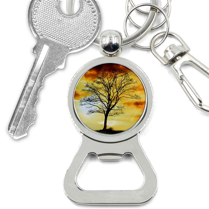 Branches Dawn Dusk Fall Bottle Opener Key Chain