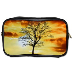 Branches Dawn Dusk Fall Toiletries Bag (one Side) by Pakrebo