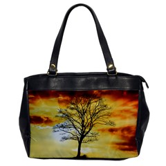 Branches Dawn Dusk Fall Oversize Office Handbag by Pakrebo