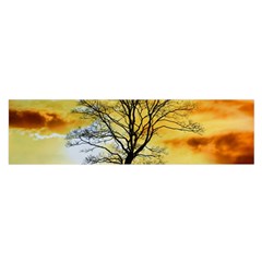 Branches Dawn Dusk Fall Satin Scarf (oblong) by Pakrebo