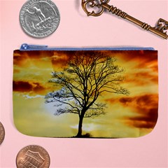 Branches Dawn Dusk Fall Large Coin Purse by Pakrebo