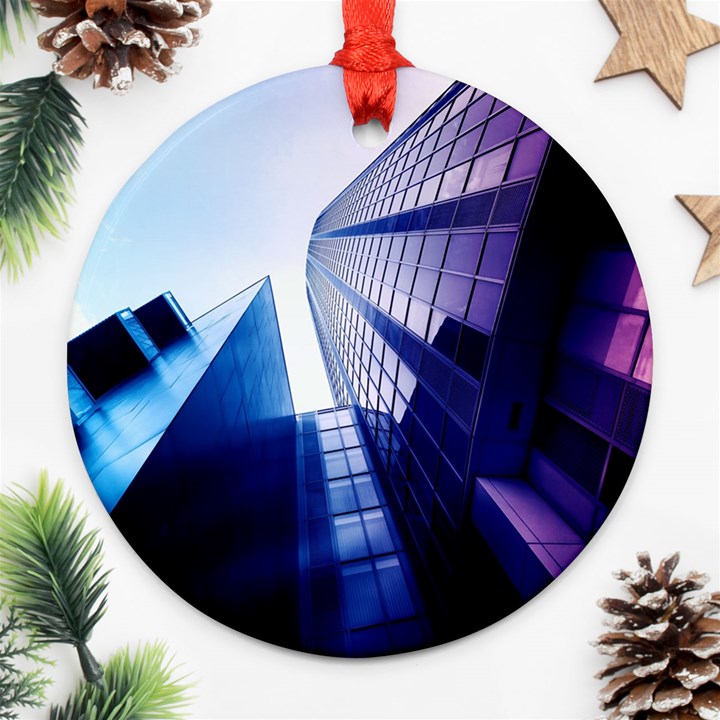 Abstract Architectural Design Architecture Building Ornament (Round)