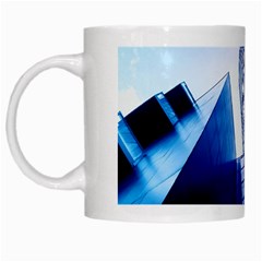 Abstract Architectural Design Architecture Building White Mugs by Pakrebo