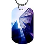 Abstract Architectural Design Architecture Building Dog Tag (Two Sides) Back