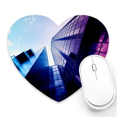 Abstract Architectural Design Architecture Building Heart Mousepads by Pakrebo