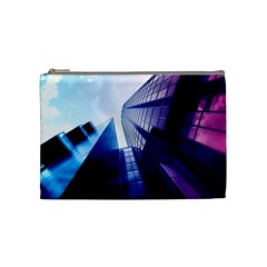 Abstract Architectural Design Architecture Building Cosmetic Bag (medium) by Pakrebo