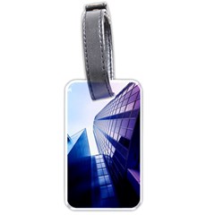 Abstract Architectural Design Architecture Building Luggage Tag (one Side) by Pakrebo