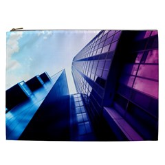 Abstract Architectural Design Architecture Building Cosmetic Bag (xxl) by Pakrebo