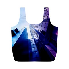 Abstract Architectural Design Architecture Building Full Print Recycle Bag (m) by Pakrebo