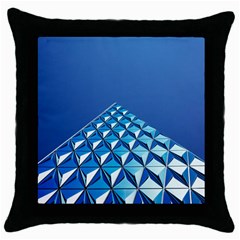 Art Building Pattern Abstract Throw Pillow Case (black) by Pakrebo