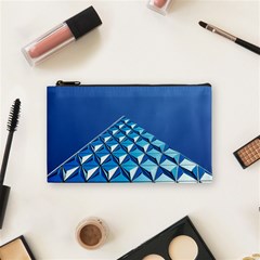 Art Building Pattern Abstract Cosmetic Bag (small) by Pakrebo