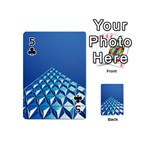 Art Building Pattern Abstract Playing Cards 54 Designs (Mini) Front - Club5