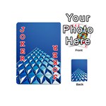 Art Building Pattern Abstract Playing Cards 54 Designs (Mini) Front - Joker2