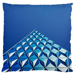 Art Building Pattern Abstract Large Cushion Case (one Side) by Pakrebo