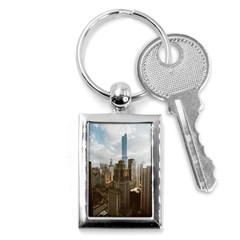 Architectural Design Architecture Buildings City Key Chain (rectangle) by Pakrebo