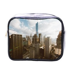 Architectural Design Architecture Buildings City Mini Toiletries Bag (one Side) by Pakrebo